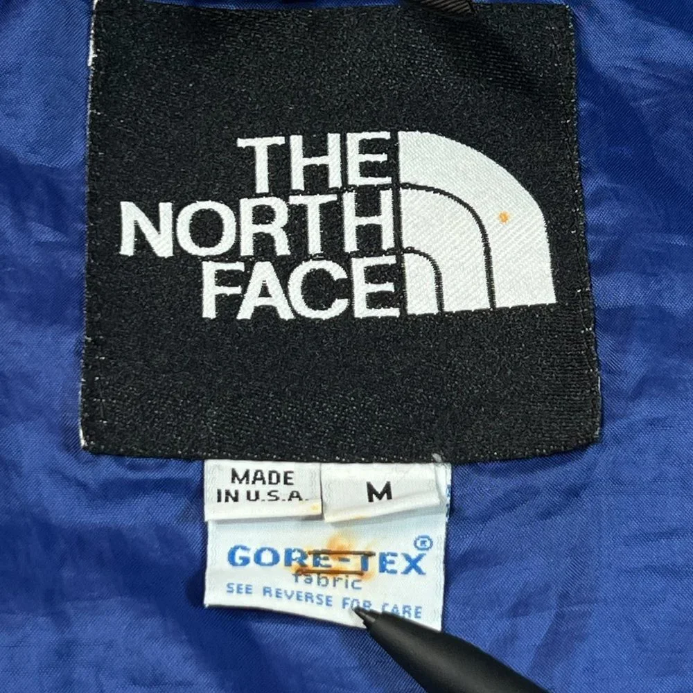 The North Face Gore-Tex Jacket Mens Medium VTG Made in USA Hooded Gray‎